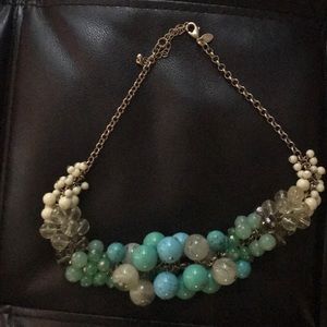 TEAL statement necklace🌴